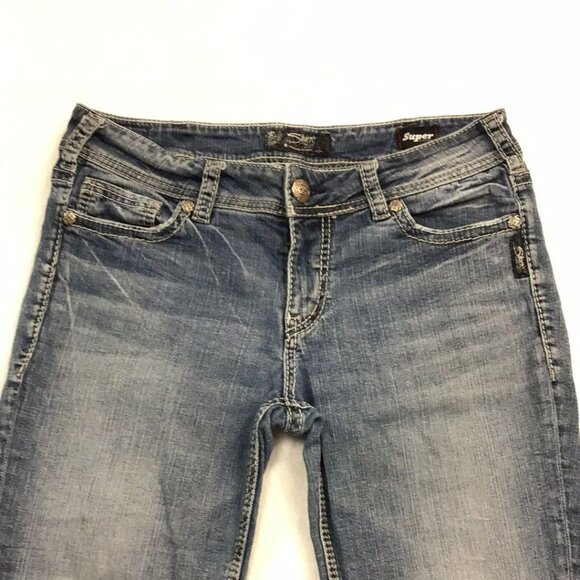 Women’s “Silver” Mid Capri Jeans #1209 - Picture 4 of 11